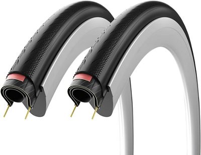 Vittoria Rubino Pro 23c Black Road Tyres (Pair) - Black - Black - 700c, Black - Black